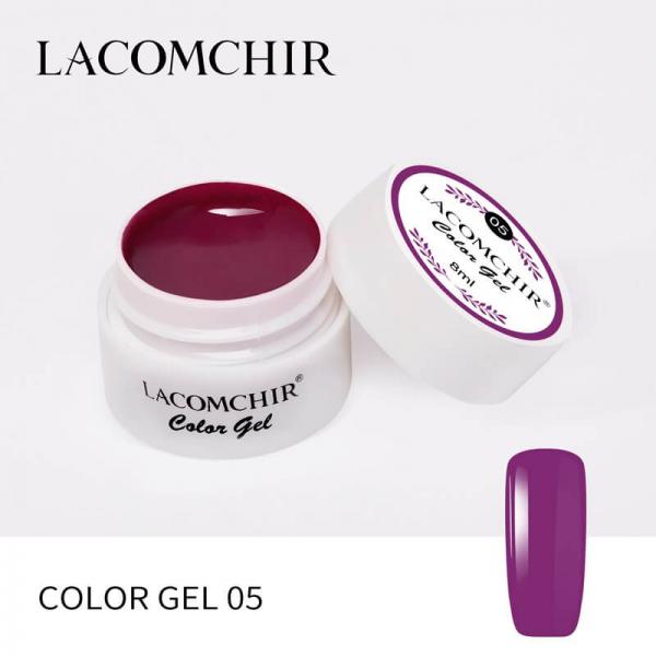 LACOMCHIR Гель-краска, фиолетовый № 5, 5 мл