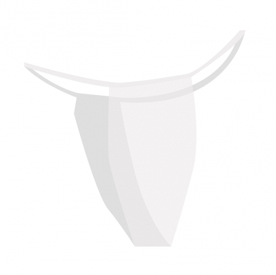 ИГРОbeauty Трусики женские, спанбонд, белые, 25 шт