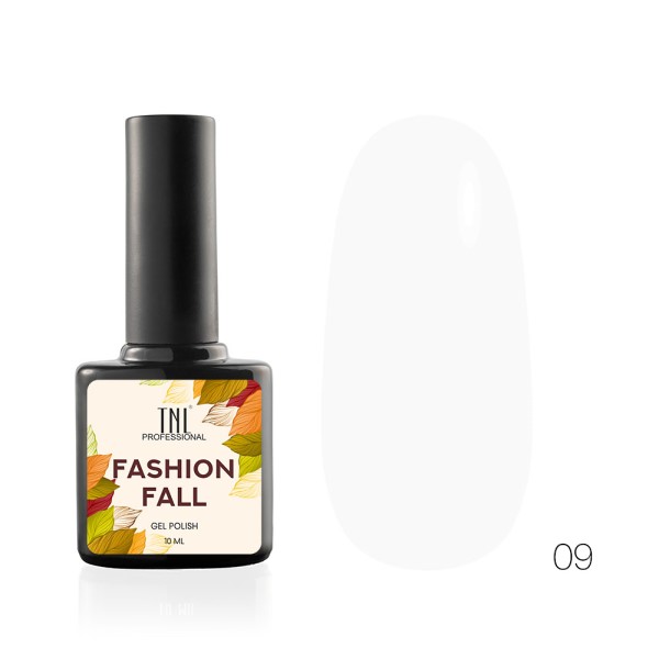 Гель-лак TNL (тнл) Fashion Fall 009 Невинный белый, 10 мл