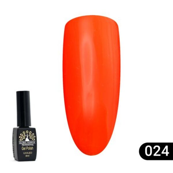 Гель-лак Global Fashion (Глобал Фэшн) Summer Light 024, 8 мл