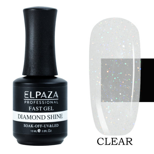 Elpaza (Эльпаза) FAST GEL #DIAMOND SHINE, 15 мл