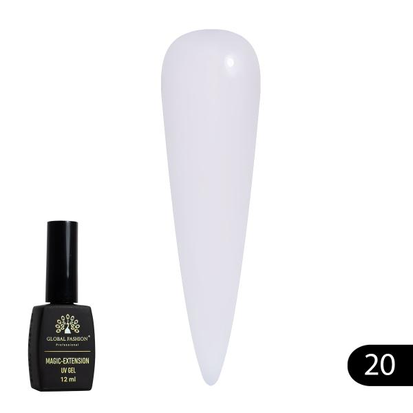 Гель для наращивания ногтей Global Fashion (Глобал Фэшн) Magic-Extension 020, 12 мл