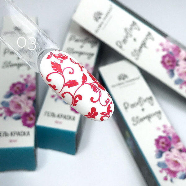 Global Fashion (Глобал Фэшн) краска для стемпинга и китайской росписи 003, 8 мл