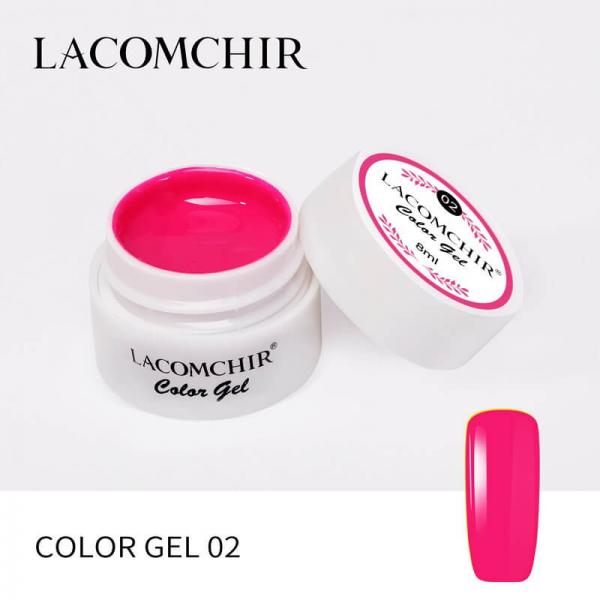 LACOMCHIR Гель-краска, розовый № 2, 5 мл