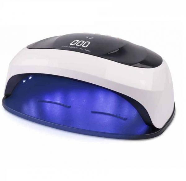 T2 лампа для ногтей гибридная UV+LED белая 72 W