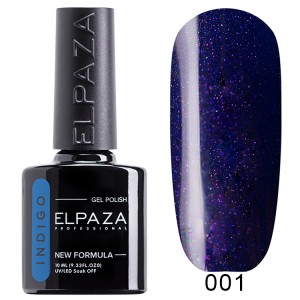 Гель-лак Elpaza (Эльпаза) Indigo 001, 10 мл