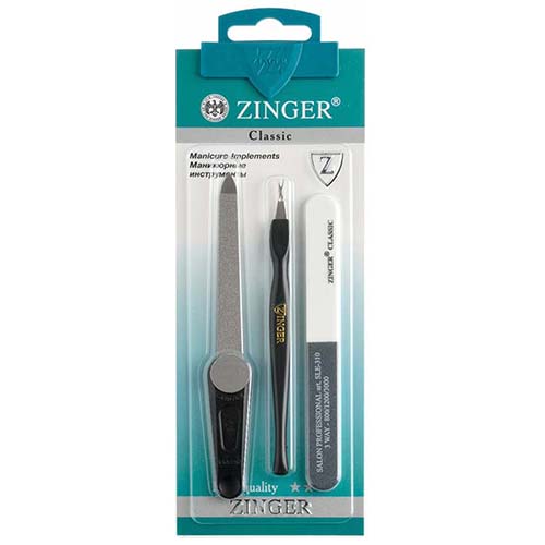 Zinger (Зингер) Набор маникюрный 3 предмета SIS-4