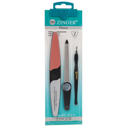 Zinger (Зингер) Набор маникюрный 3 предмета SIS-22