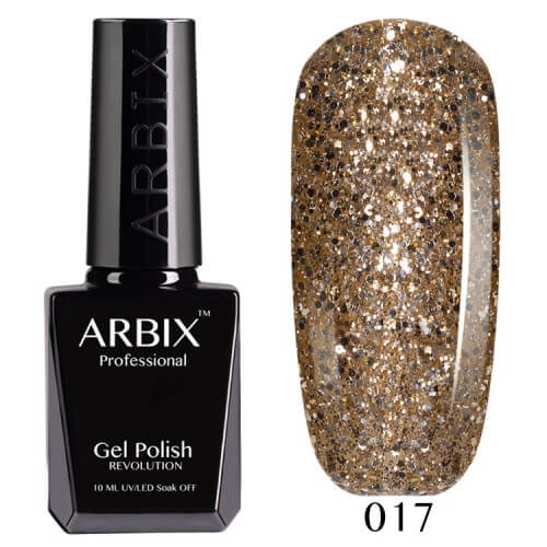 Гель-лак Arbix (Арбикс) № 017 Золотая Антилопа, 10 мл