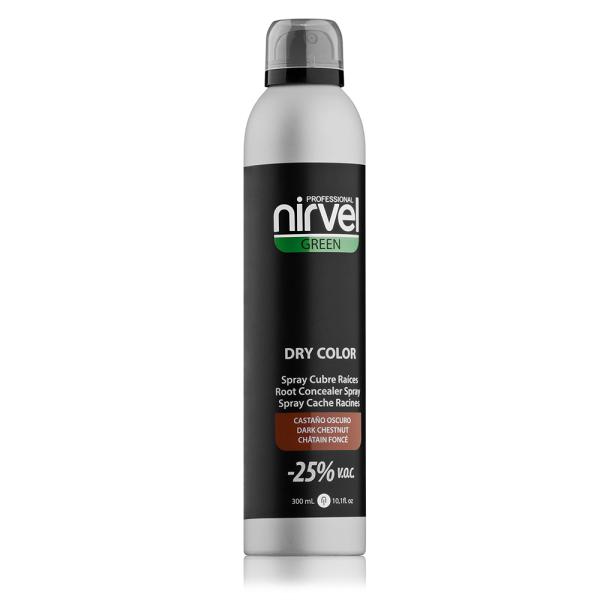 Nirvel (Нирвел) краситель прямого действия Dry Color Dark Brown, тёмно-коричневый, 300 мл