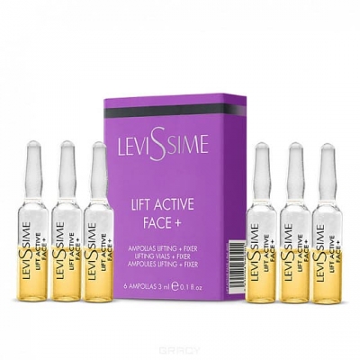 LeviSsime (Левиссиме) Концентрат фиксирующие лифтинг-ампулы Lift Active Face+, 6*3 мл