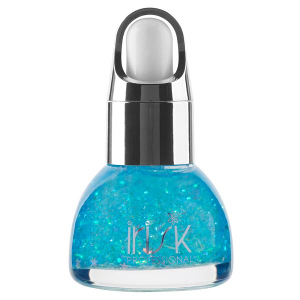 Масло Irisk для кутикулы с эффектами 004 (Snow globe blue), 15мл