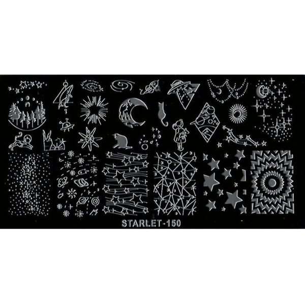 Пластина для стемпинга Starlet (старлет) № 150
