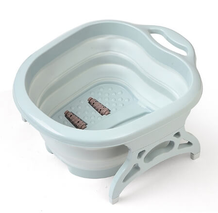 Ванна для педикюра складная, голубая