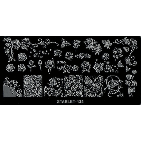 Пластина для стемпинга Starlet (старлет) № 134