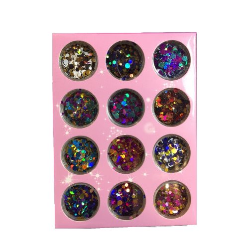 Камифубуки глянец разноцветные разноразмерные, набор 12 шт