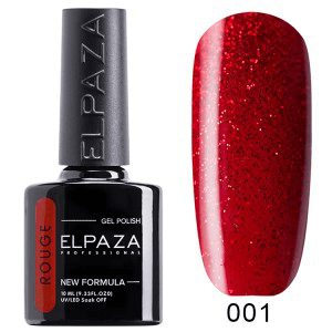 Гель-лак Elpaza (Эльпаза) Rouge 001, 10 мл