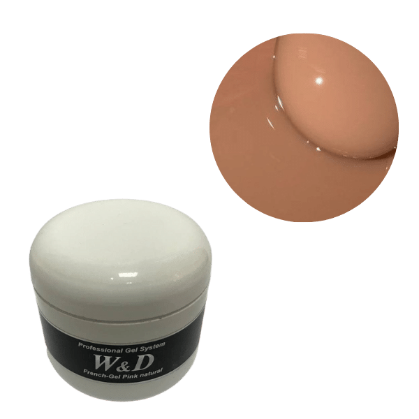 Моделирующий гель W&D French-Gel Pink Natural (сырьё Keystone), 120 мл