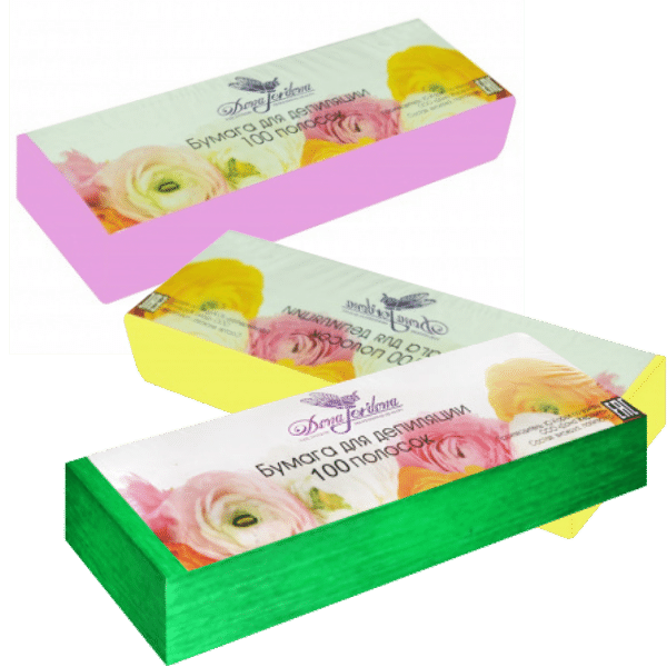 Dona Jerdona (Дона Жердона) Бумага для депиляции в полосках 7*22, 100 шт.