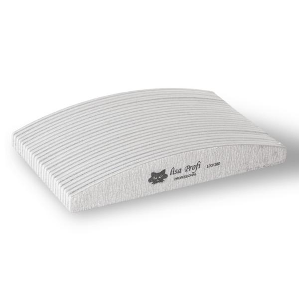 Lisa Profi (Лиза Профи) Пилка бумеранг для нарощенных ногтей Кошка 100/180, 25 шт.