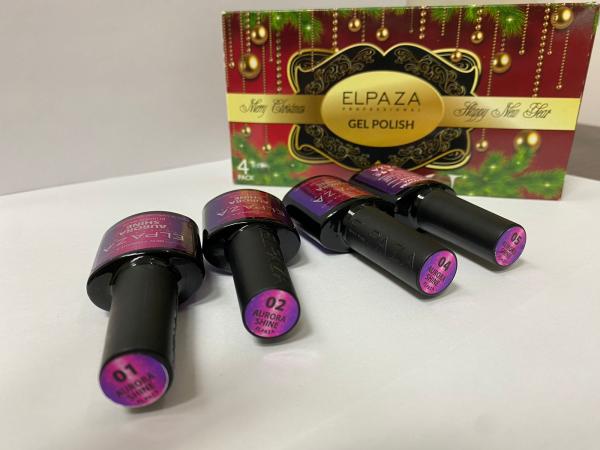 Подарочный набор базы Elpaza (Эльпаза) Aurora Shine (01, 02, 04, 05)