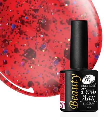 Гель-лак Holy Rose (Холи Роуз) Beauty № 277, 10 мл.