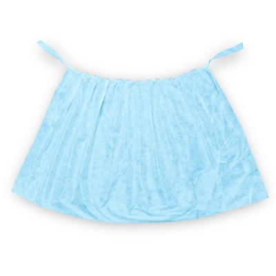 ИГРОbeauty Пелерина на резинке с завязками 150*80см, SMS, голубой, 5шт