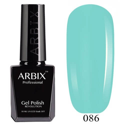 Гель-лак Arbix (Арбикс) № 086 Мятное Фраппе, 10 мл