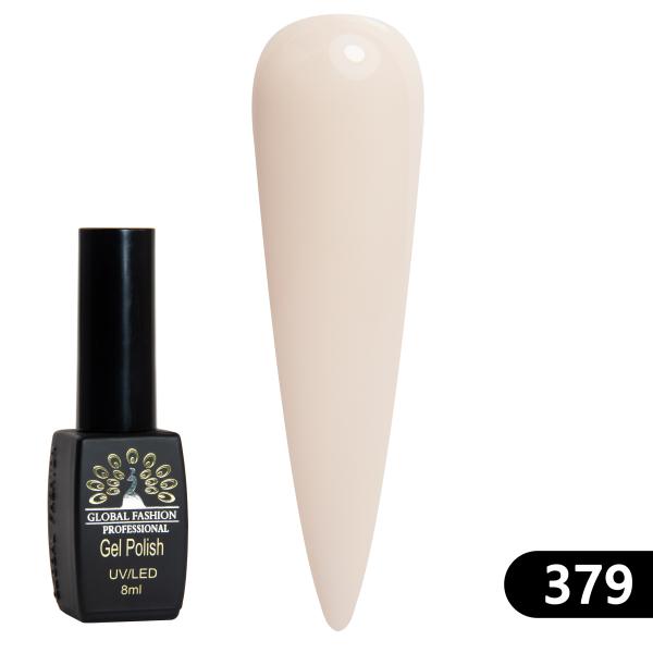 Гель-лак Global Fashion (Глобал Фэшн) Black Elite 379, 8 мл