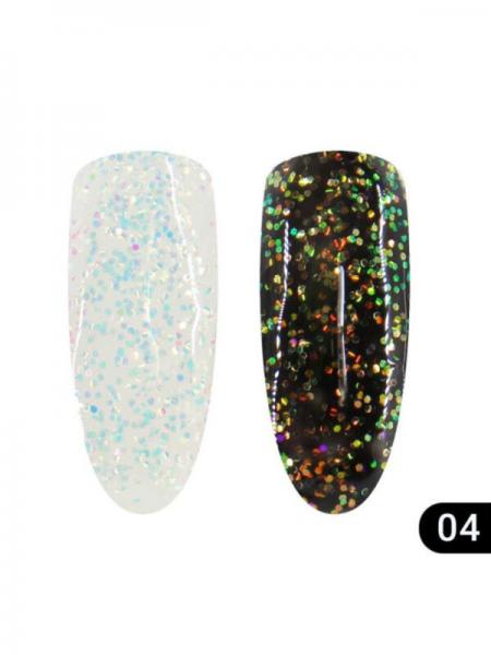Global Fashion (Глобал Фэшн) Glitter Gel Хамелеон 04, 5 мл