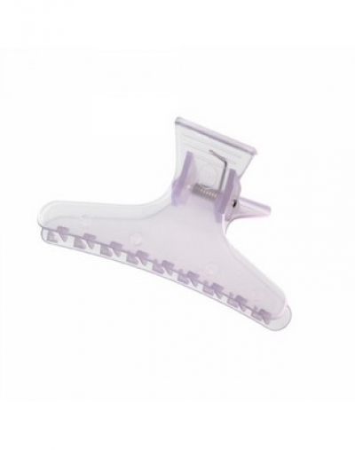 Comair(Комаир) Зажимы пластмассовые, сиреневые, прозрачные, 12 шт