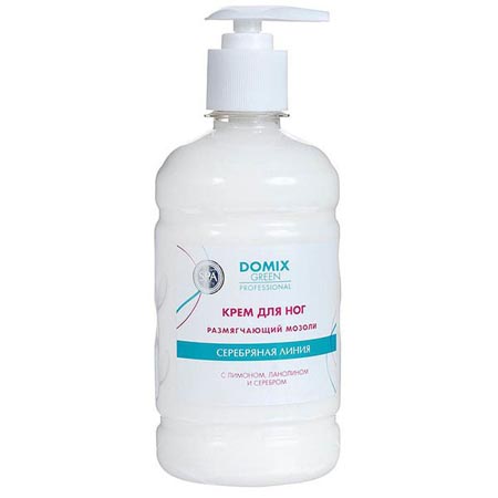 Domix (Домикс) Крем для ног размягчающий мозоли с лимоном, ланолином и коллоидным серебром, 250 мл