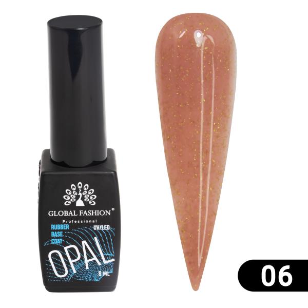 Каучуковая база Global Fashion (Глобал Фэшн) Поталь 06, 8 мл