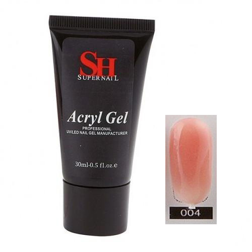SH Acryl Gel для наращивания ногтей 004, 30 мл