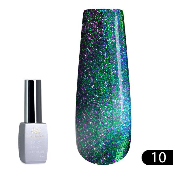 Гель-лак Global Fashion (Глобал Фэшн) Cat Eyes Fairy 10, 8 мл