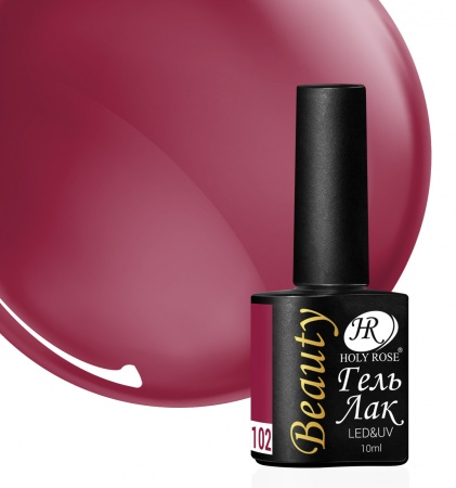 Гель-лак Holy Rose (Холи Роуз) Beauty № 102, 10 мл.