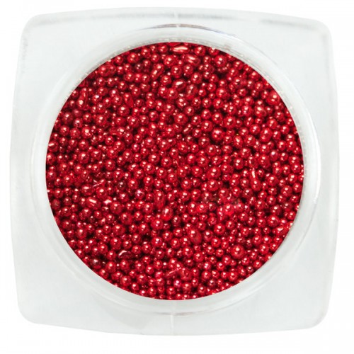 Бульонки для дизайна ногтей Красный 04