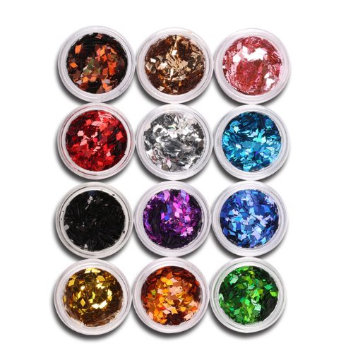 Конфетти-ромбики, набор 12 шт