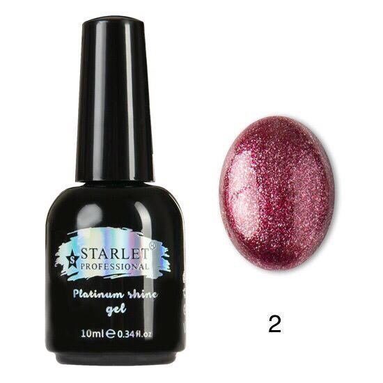Гель-лак STARLET Professional (Старлет) Platinum Shine Gel 002 серия B, 10 мл