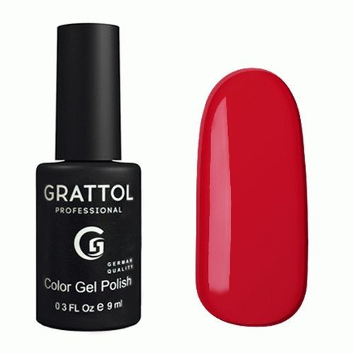 Гель-лак Grattol (Граттол) Classic 082 Cherry Red, 9 мл