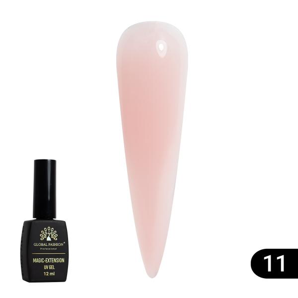 Гель для наращивания ногтей Global Fashion (Глобал Фэшн) Magic-Extension 011, 12 мл
