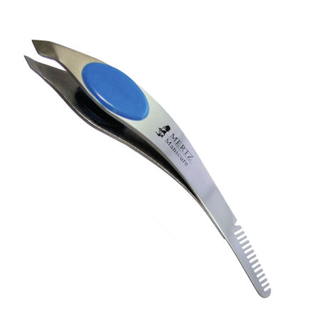 Mertz (Мерц) Пинцет диагональный с расческой, A260