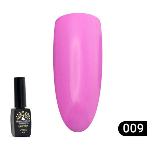 Гель-лак Global Fashion (Глобал Фэшн) Summer Light 009, 8 мл