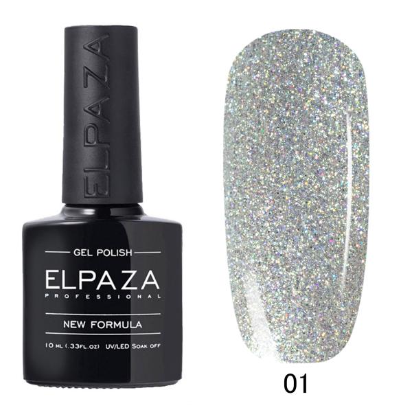 Гель-лак Elpaza (Эльпаза) Sparkle № 001, 10 мл