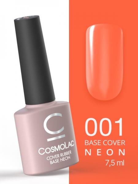Камуфлирующая база CosmoLac (Космолак) неоновая № 001 "Тот ещё фрукт", 7,5 мл.
