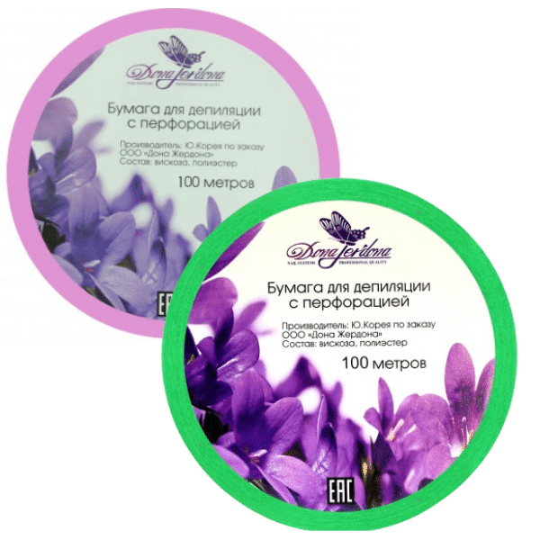 Dona Jerdona (Дона Жердона) Бумага для депиляции в рулоне, 100 м.