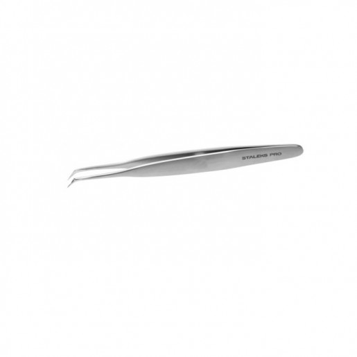 Staleks (Сталекс) Пинцет профессиональный для ресниц EXPERT 40 TYPE 1 (изогнутый), TE-40/1
