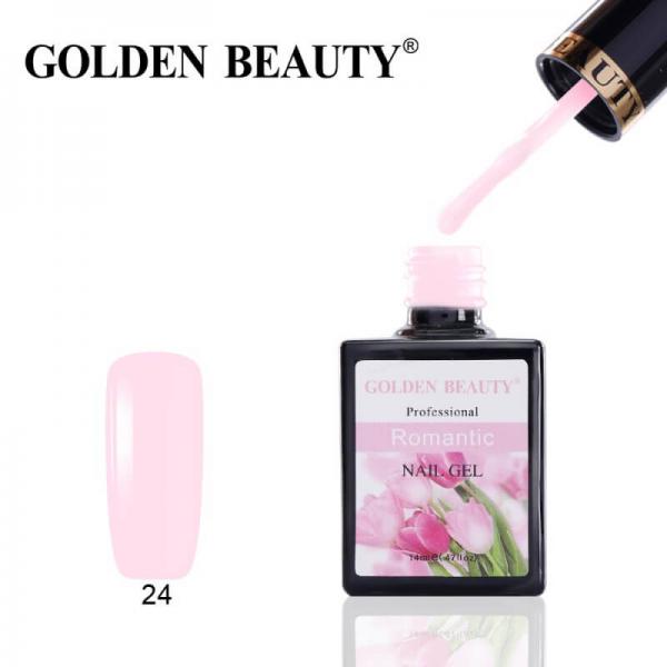 Гель-лак Golden Beauty (Голден Бьюти) 24 Romantic, 14 мл
