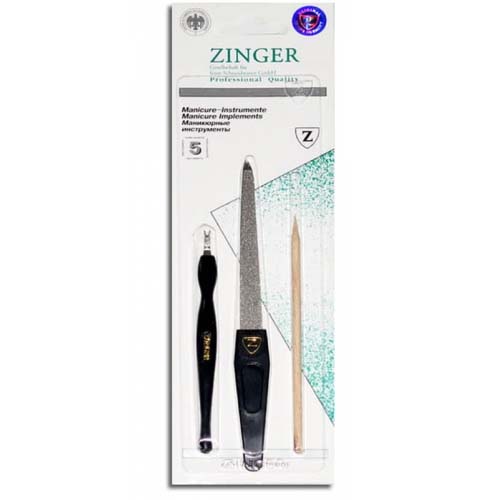 Zinger (Зингер) Набор маникюрный 3 предмета SIS-10