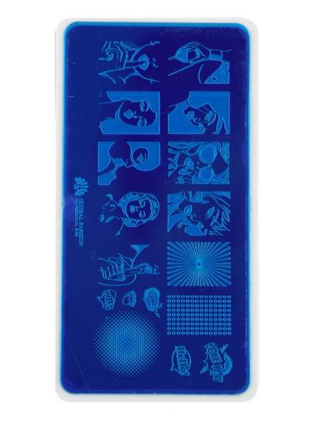 Пластина для стэмпинга Global Fashion (Глобал Фэшн) № 090